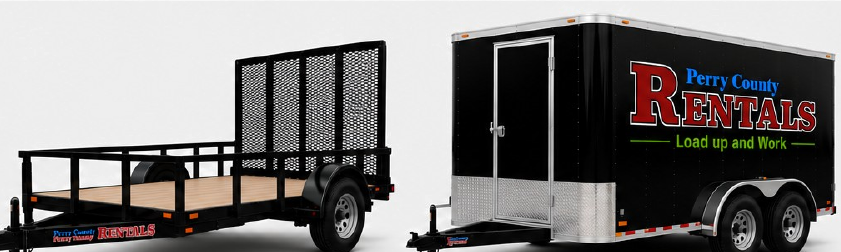 Perry County Rentals utility and enclosed trailers